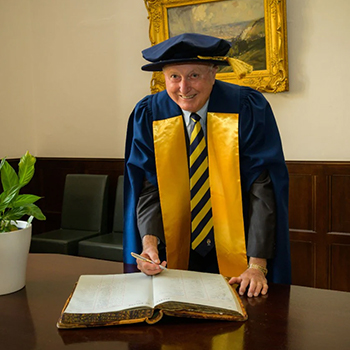 University athlete awarded an honorary fellowship